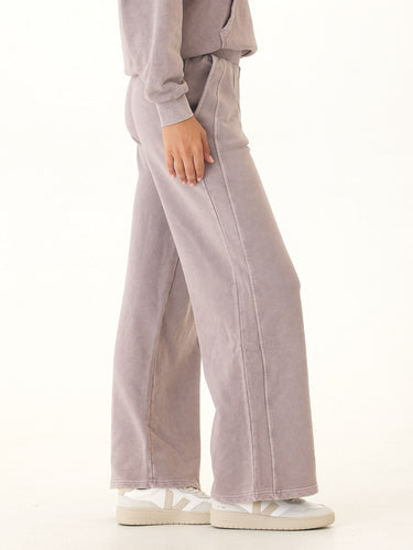 Esmeralda Mineral Wash Cotton Terry Wide Leg Pant Womens Bottoms Sweatpants Threads 4 Thought 