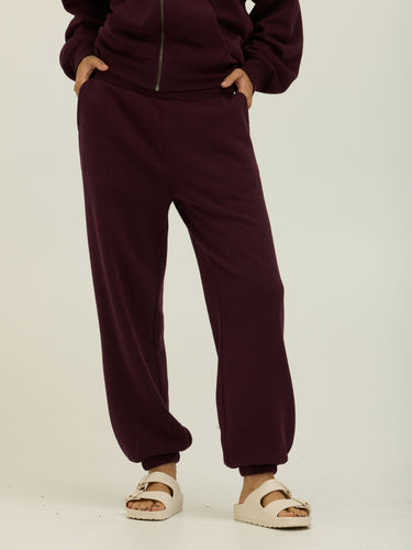 Jayla Triblend Fleece Relaxed Fit Jogger Womens Bottoms Sweatpants Threads 4 Thought 