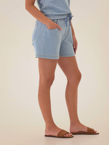 Ruhi Denim Terry Short Womens Bottoms Shorts Threads 4 Thought 