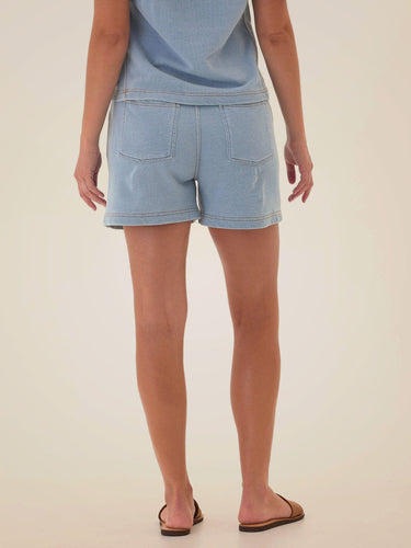 Ruhi Denim Terry Short Womens Bottoms Shorts Threads 4 Thought 