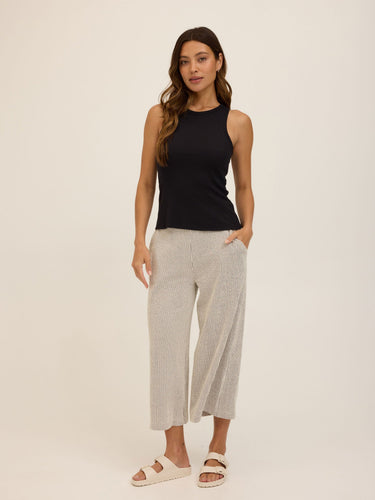 Alora Stretch Seersucker Capri Pant Womens Bottoms Pants Threads 4 Thought 