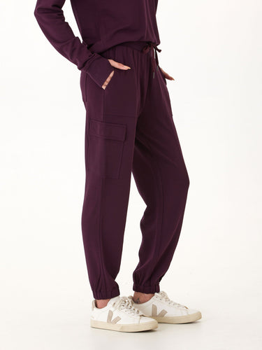 Margot Feather Fleece Cargo Jogger Womens Bottoms Sweatpants Threads 4 Thought 