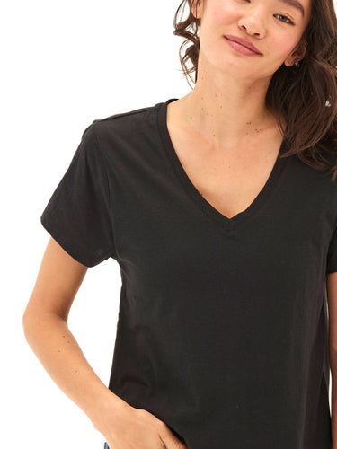 Ada Triblend V-Neck Tee Womens Tops Short Tee Threads 4 Thought 