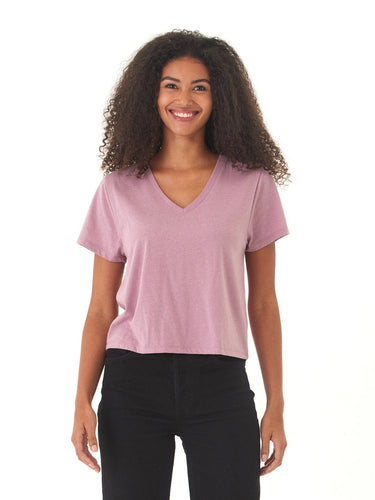 Ada Triblend V-Neck Tee Threads 4 Thought 