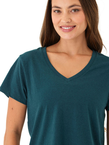 Ada Triblend V-Neck Tee Womens Tops Short Tee Threads 4 Thought 