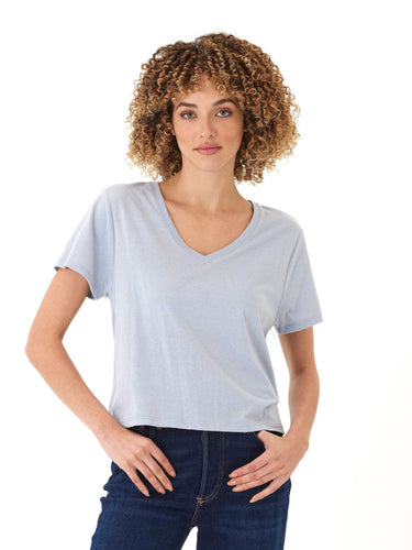 Ada Triblend V-Neck Tee Womens Tops Short Tee Threads 4 Thought 