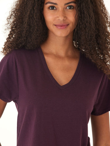 Ada Triblend V-Neck Tee Womens Tops Short Tee Threads 4 Thought 