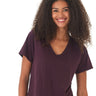 Ada Triblend V-Neck Tee Womens Tops Short Tee Threads 4 Thought 