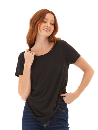 Odette Triblend Crew Tee Womens Tops Short Tee Threads 4 Thought 
