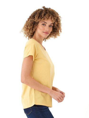Odette Triblend Crew Tee Womens Tops Short Tee Threads 4 Thought 