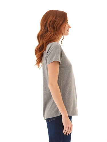 Odette Triblend Crew Tee Womens Tops Short Tee Threads 4 Thought 