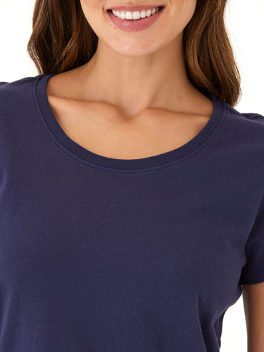 Odette Classic Jersey Crew Tee Womens Tops Short Threads 4 Thought 