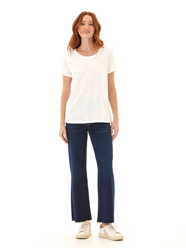 Odette Classic Jersey Crew Tee Womens Tops Short Tee Threads 4 Thought 