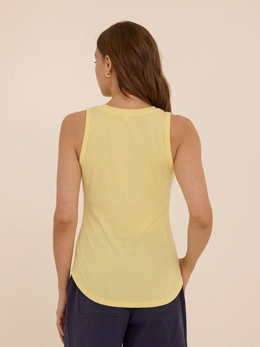 Akia Feather Rib Henley Tank Womens Tops Tanks Threads 4 Thought 