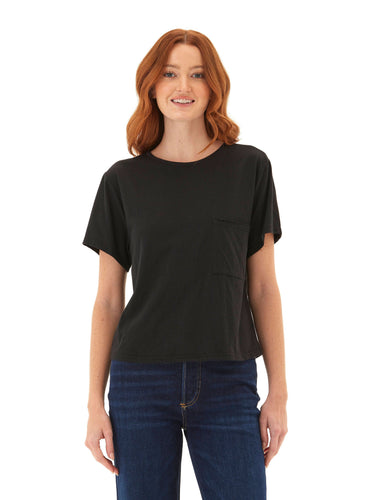 Shelbie Triblend Jersey Pocket Tee Womens Tops Short Tee Threads 4 Thought 
