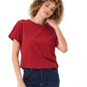 Shelbie Triblend Jersey Pocket Tee Womens Tops Short Tee Threads 4 Thought 