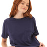 Shelbie Triblend Jersey Pocket Tee Womens Tops Short Tee Threads 4 Thought 