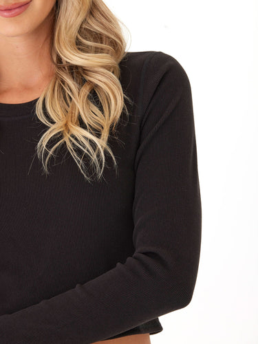 Pramila Brushed Performance Rib Long Sleeve Top Womens Tops Long Tee Threads 4 Thought 