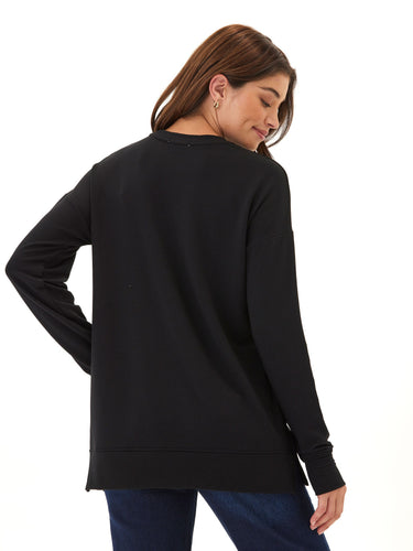 Mariah Modal Terry Tunic Top Womens Tops Long Tee Threads 4 Thought 