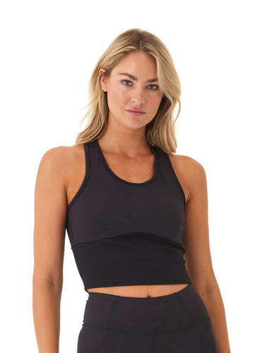 Adria Rib Mix Performance Tank Womens Tops Sports Bra Threads 4 Thought 