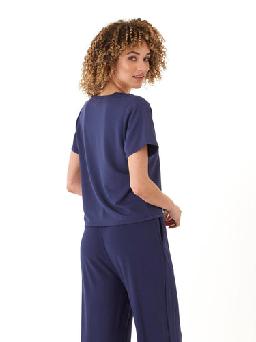 Bettine Modal Terry V-Neck Tee Womens Tops Short Tee Threads 4 Thought 