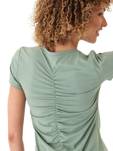Arry Luxe Jersey Ruched Tee Womens Tops Short Tee Threads 4 Thought 