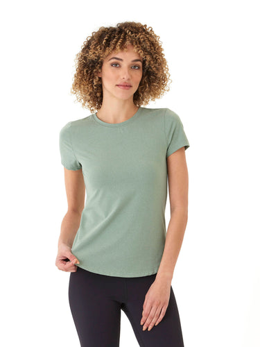 Arry Luxe Jersey Ruched Tee Womens Tops Short Tee Threads 4 Thought 