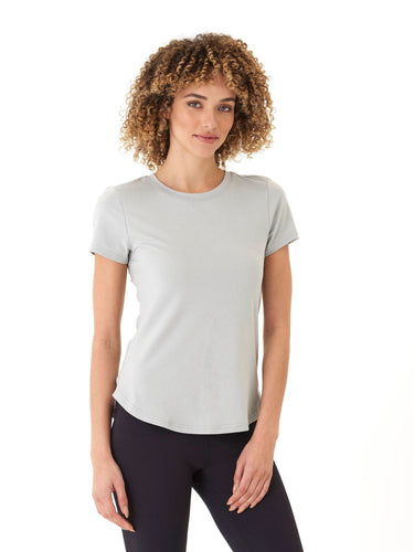Arry Luxe Jersey Ruched Tee Womens Tops Short Tee Threads 4 Thought 