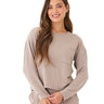 Shaina Modal Terry Pocket Long Sleeve Womens Tops Long Tee Threads 4 Thought 