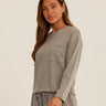 Shaina Modal Terry Pocket Long Sleeve Womens Tops Long Shirt Threads 4 Thought 