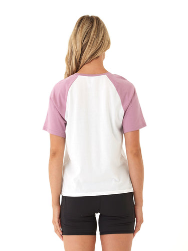 Amanda Comfort Jersey Raglan Tee Womens Tops Short Tee Threads 4 Thought 