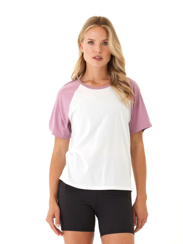 Amanda Comfort Jersey Raglan Tee Womens Tops Short Tee Threads 4 Thought 