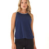Karinne Comfort Jersey Trim Detail Tank Womens Tops Tanks Threads 4 Thought 