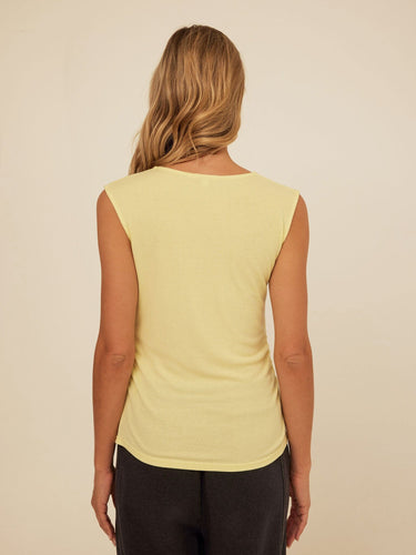 Brynlee Feather Rib Ruched Top Womens Tops Tanks Threads 4 Thought 