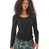 Lucia Luxe Jersey Ruched Long Sleeve Threads 4 Thought 