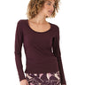 Lucia Luxe Jersey Ruched Long Sleeve Threads 4 Thought 