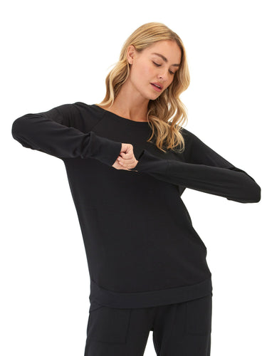 Cannon Feather Fleece Tulip Hem Tunic Sweatshirt Womens Outerwear Sweatshirt Threads 4 Thought 
