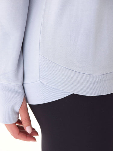 Cannon Feather Fleece Tulip Hem Tunic Sweatshirt Threads 4 Thought 