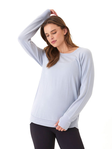 Cannon Feather Fleece Tulip Hem Tunic Sweatshirt Threads 4 Thought 
