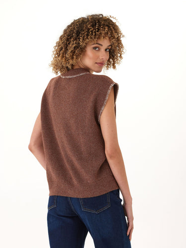 Julieta Cozy Solid Knit Sweater Polo Threads 4 Thought 