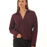 Lucetta Cotton Blend Terry Collar Top Threads 4 Thought 