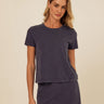 Roselie Mineral Wash Eco Jersey Tee Womens Tops Short Shirt Threads 4 Thought 
