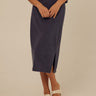 Adella Mineral Wash Eco Jersey Midi Skirt Womens Bottoms Skirt Threads 4 Thought 