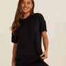 Andie Tencel Jersey Relaxed Tee Womens Tops Short Tee Threads 4 Thought 