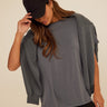 Andie Tencel Jersey Relaxed Tee Womens Tops Short Tee Threads 4 Thought 