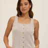 Jamila Stretch Seersucker Tank Threads 4 Thought 