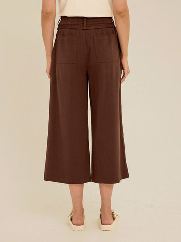 Bemmie Stretch Twill Relaxed Capri Pant Womens Bottoms Pants Threads 4 Thought 