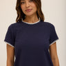 Ginny Novelty Stitch Eco Jersey Tee Threads 4 Thought 