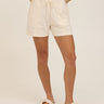 Helena Cotton Terry Lace Mix Short Womens Bottoms Shorts Threads 4 Thought 