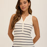 Akia Feather Rib Henley Tank Threads 4 Thought 
